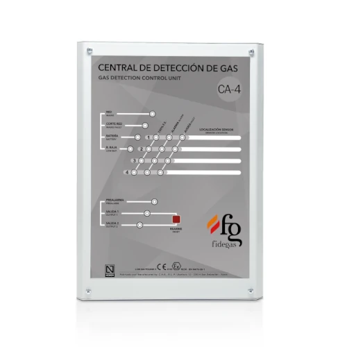 Central de detección de gas